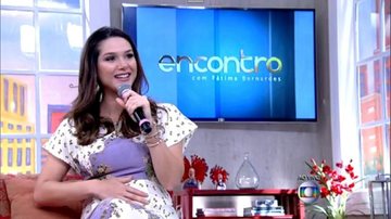 Fernanda Machado participa do programa Encontro, na Globo - TV Globo/Reprodução