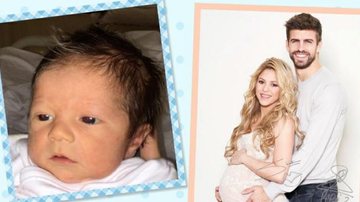 Shakira, Gerard e Sasha - Reprodução / World Baby Shower Unicef