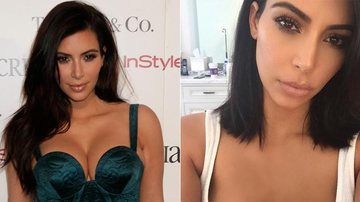Kim Kardashian mostra novo visual - Getty Images e Instagram