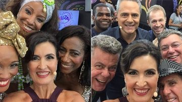 Fátima Bernardes mostra selfies do carnaval - Reprodução / Instagram