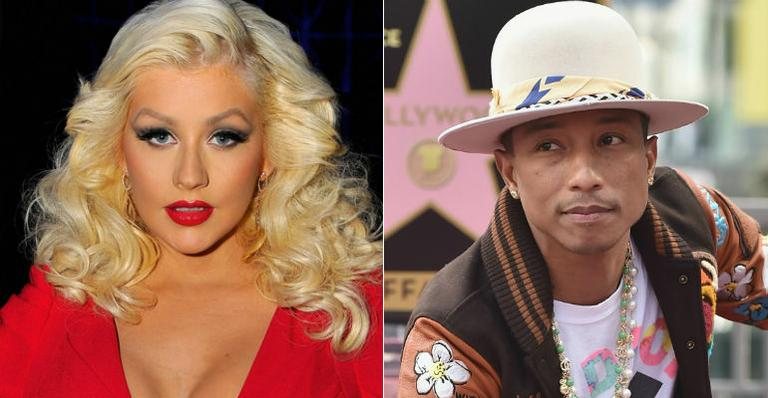 Christina Aguilera e Pharrell Williams - Getty Images