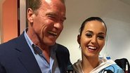 Arnold Schwarzenegger assistiu ao show de Katy Perry na Áustria - Reprodução/ Facebook