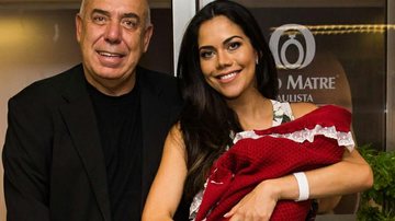 Daniela Albuquerque com o marido e a filha Antonella - Manuela Scarpa / Photo Rio News