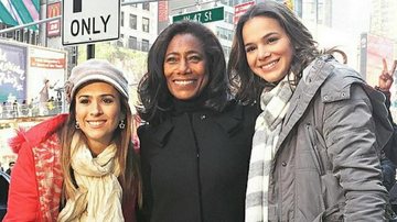 Glória Maria tieta Tatá Werneck e Bruna Marquezine em Nova York - Instagram/Reprodução
