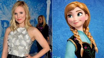 Kristen Bell e Anna de Frozen - Getty Images/Divulgação
