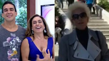 Cissa Guimarães, André Marques e Ana Maria Braga - TV Globo/Reprodução