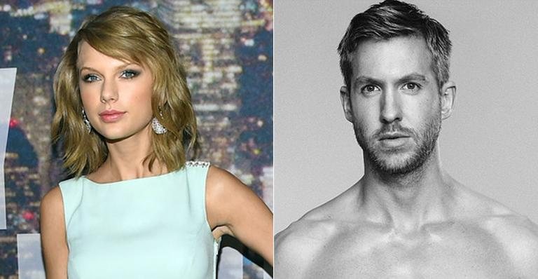 Taylor Swift e Calvin Harris - Getty Images/ Boo George/ Armani