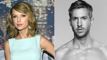 Taylor Swift e Calvin Harris - Getty Images/ Boo George/ Armani