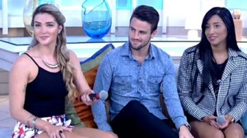 Aline, Rafael e Talita participam do Encontro - TV Globo/Reprodução