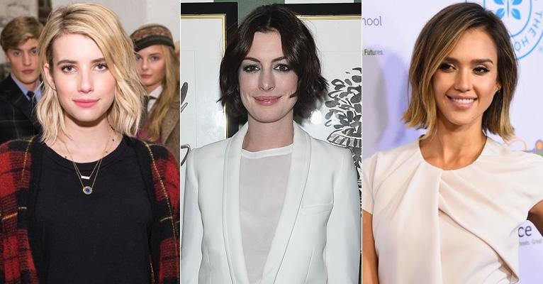 Emma Roberts, Anne Hathaway e Jessica Alba - Getty Images