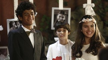 Mili e Mosca 'se casam' em Chiquititas - Roberto Nemanis/SBT
