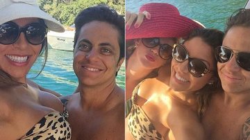 Thammy Miranda com Andressa Ferreira e Val Marchiori - Instagram/Reprodução