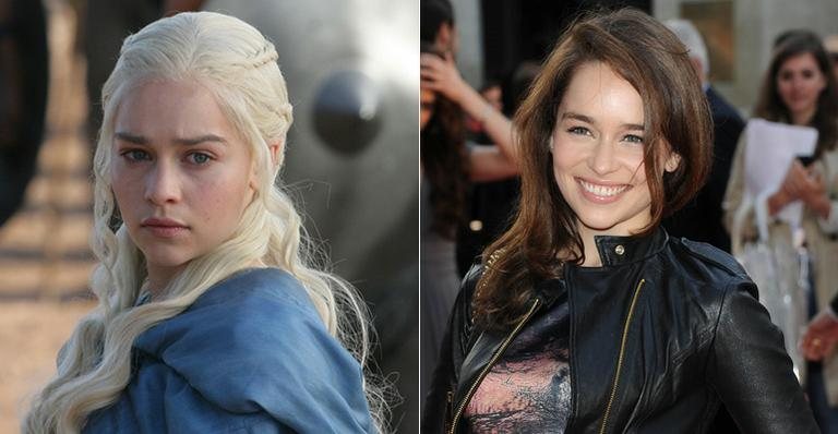 Personagen: Daenerys Targaryen - Emilia Clarke - Reprodução/ Divulgação/ Getty Images