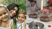 Rosana Jatobá e os gêmeos, Benjamin e Lara - Reprodução / Instagram