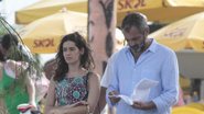 Domingos Montagner e Maria Flor gravam cenas da novela 'Sete Vidas' - Wallace Barbosa/AgNews