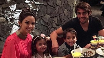 Kaká comemora aniversário com Carol, Isabella e Luca - Instagram/Reprodução