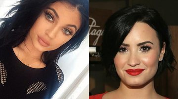 Demi Lovato elogia os lábios de Kylie Jenner - Reprodução/ Instagram; Getty Images