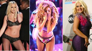 Britney Spears, Lady Gaga e Christina Aguilera - Getty Images