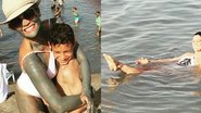 Flávia Alessandra aparece coberta de lama do Mar Morto - Reprodução/ Instagram