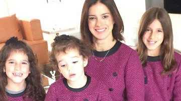Vera Viel e as filhas combinam o look - Instagram/Reprodução