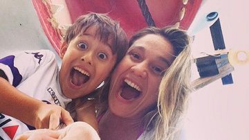 Fernanda Gentil e o afilhado, Lucas - Instagram/Reprodução