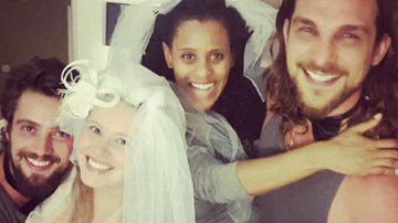 Igor Rickli e Rafael Cardoso se casam com Aline Wirley e Mariana Bridi - Instagram/Reprodução