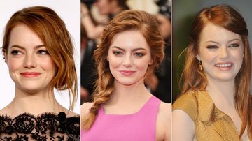 Emma Stone: Inspire-se nos penteados simples e delicados da atriz - Getty Images