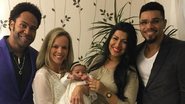 Naldo batiza a filha, Maria Victória - Instagram/Reprodução
