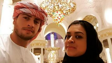 Preta Gil e Rodrigo Godoy visitam mesquita em Abu Dhabi - Instagram/Reprodução