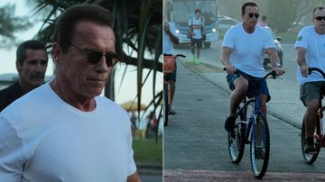Arnold Schwarzenegger está no Brasil - Marcello Sá Barretto e Gabriel Reis / AgNews
