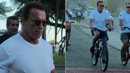 Arnold Schwarzenegger está no Brasil - Marcello Sá Barretto e Gabriel Reis / AgNews