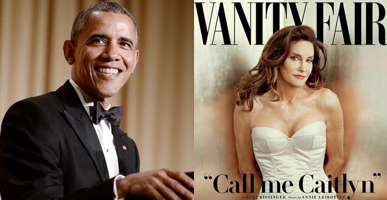 Barack Obama e Caitlyn Jenner - Getty Images/ Vanity Fair