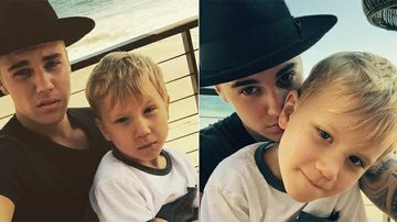 Justin Bieber e Jaxon - Instagram/Reprodução