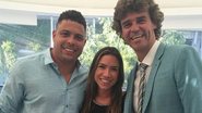 Patrícia Abravanel com Gustavo Kuerten e Ronaldo Nazário - Instagram/Reprodução