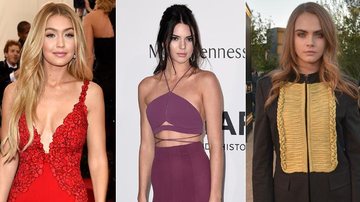 Gigi Hadid, Kendall Jenner e Cara Delevingne - Getty Images