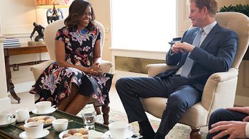 Michelle Obama e Príncipe Harry - Getty Images