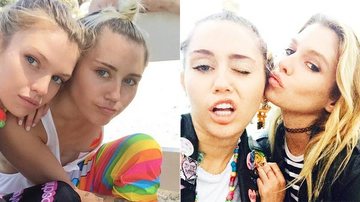 Miley Cyrus e Stella Maxwell - Instagram/Reprodução