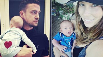 Justin Timberlake mostrou foto com Silas, seu primeiro filho com Jessica Biel - Instagram/Reprodução