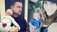 Justin Timberlake mostrou foto com Silas, seu primeiro filho com Jessica Biel - Instagram/Reprodução