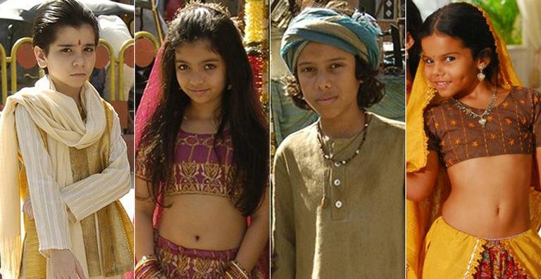 Amarit, Anusha, Hari e Lalit - Reprodução/ TV Globo