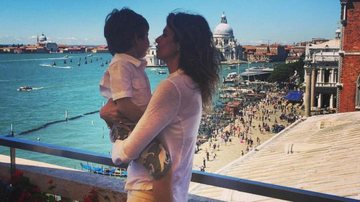Luciana Gimenez e Lorenzo em Veneza - Reprodução Instagram