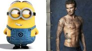 David Beckham 'tatua' um Minion a pedido da filha, Harper - Reprodução/ H&M