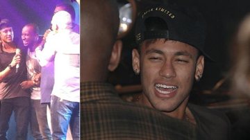 Neymar canta em show de Thiaguinho, Péricles e Chrigor em São Paulo - CARAS Digital e Claudio Augusto/Photo Rio News