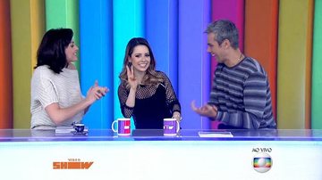 Sandy Leah participa do 'Video Show' - Reprodução TV Globo