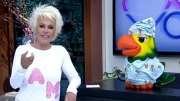 Ana Maria Braga apresenta o Mais Você de pijama na Globo - TV Globo/Reprodução