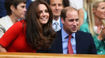 Kate Middleton e Príncipe William em Wimbledon - Getty Images