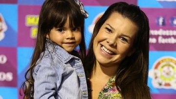 Fernanda Souza e a sobrinha, Isabeli - Gabriel Rangel / AgNews