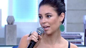 Paolla Oliveira no 'Encontro' - Reprodução TV Globo