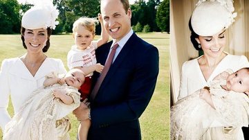 Príncipe William com Kate Middleton, príncipe George e princesa Charlotte - Reprodução / Facebook