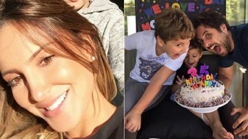 Claudia Leitte com os filhos Davi e Rafael - Instagram/Reprodução